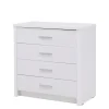 Discount Exline Komoda biała GRAZ 4S