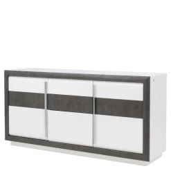 FORTE Komody^Komoda CANNE NEW 2S3D z oświetleniem