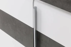 FORTE Komody^Komoda CANNE NEW 2S3D z oświetleniem