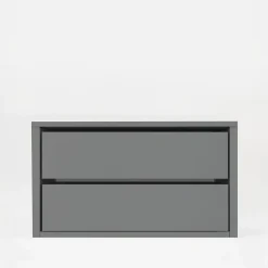 Discount ADBOX Komoda do szafy INNER II z 2 szufladami BASIC 75 szara