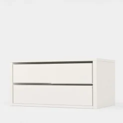 Sale ADBOX Komoda do szafy INNER II z 2 szufladami BASIC 100 biała