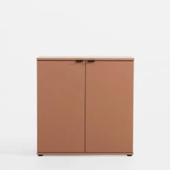 Discount FORTE Komoda 2-drzwiowa GANYMEDE terracotta