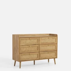inny Komody^Komoda FUZIONE z szufladami 120 cm boho