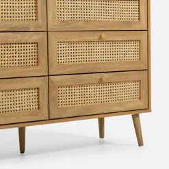 inny Komody^Komoda FUZIONE z szufladami 120 cm boho