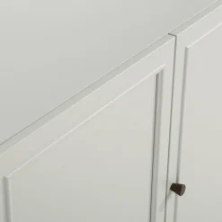 Clearance FORTE Komoda szara z szufladą PENKRIDGE 149.6 cm