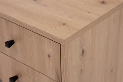 FORTE Komody^Komoda TEMPRA 2 niska 2D2S, dąb artisan