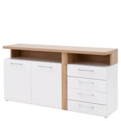 FORTE Komody^Komoda TULUZA 2D4S z oświetleniem