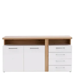 FORTE Komody^Komoda TULUZA 2D4S z oświetleniem