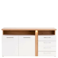 FORTE Komody^Komoda TULUZA 2D4S z oświetleniem