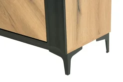 Best DiTrendi Komoda z czarnym dekorem FRAME 148,5 cm