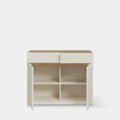 FORTE Komody^Komoda z oświetleniem OAK SQUERE 105,3 cm