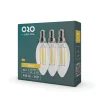 New LED-POL Komplet 3 żarówek LED E14 barwa ciepła C35-FL-4W-WW