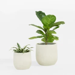 inny Donice Ogrodowe|Donice, Osłonki I Kwietniki^Komplet 2 donic białych
