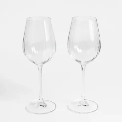 Bohemia Kieliszki^Komplet 2 kieliszków do białego wina COLUMBA OPTIC 400 ml