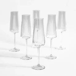 inny Kieliszki^Komplet 6 kieliszków do szampana BOHEMIA PRESTIGE MARY 210 ml