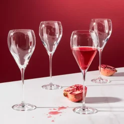 Krosno Kieliszki^Komplet 4 kieliszków do wina PERLA 480 ml