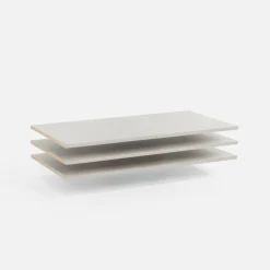 FORTE Akcesoria Do Szaf^Komplet 3 półek do szafy 85.9 cm