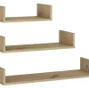 Discount Komplet 3 półek TRIO dąb artisan