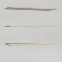 FORTE Akcesoria Do Szaf^Komplet 3 szarych półek 107,8 cm