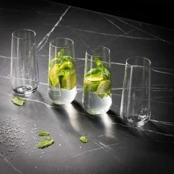 Krosno Szklanki I Kubki^Komplet 4 szklanek do drinków SHAKE N°5 GIN & TONIC 380 ml