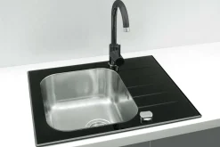 Alveus Komplet - zlewozmywak AGAT 30 z baterią YONA GLOSSY