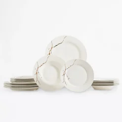 Clearance Prima Cucina Komplet obiadowy glamour MARBRE 18 el.