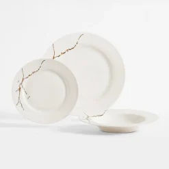 Clearance Prima Cucina Komplet obiadowy glamour MARBRE 18 el.