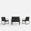 Hot inny Komplet ogrodowy sofa, 2 fotele i stolik SOMEL