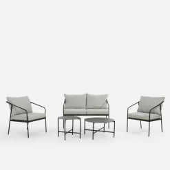 Outlet inny Komplet ogrodowy sofa, 2 fotele i 2 stoliki SURRI