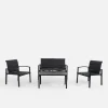 inny Meble Ogrodowe|Meble Ogrodowe^Komplet ogrodowy sofa, 2 fotele i stolik STIKKI