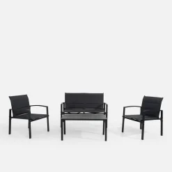inny Meble Ogrodowe|Meble Ogrodowe^Komplet ogrodowy sofa, 2 fotele i stolik STIKKI