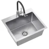 inny Komplet zlewozmywak QUADRON inox AVENIR BOX 50X45 cm z baterią
