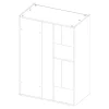 Sale Qubik Korpus słupek narożny 100x137,8 biały