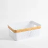 inny Kosz do przechowywania biały 36x27x13,5 cm