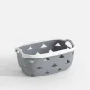 Outlet inny Kosz do przechowywania szary 22x15,7x10,8 cm
