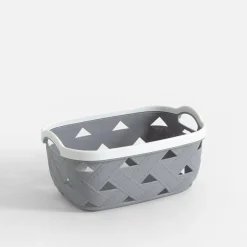 Outlet inny Kosz do przechowywania szary 22x15,7x10,8 cm