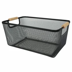 Sale Kosz metalowy czarny