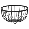 Miski, Patery I Półmiski^Kosz na owoce metalowy czarny LOFT 25x13 cm