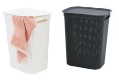 Sale ROTHO Kosz na pranie antracytowy BRISEN 50 l