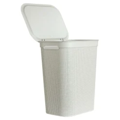 Best ROTHO Kosz na pranie biały BRISEN 50 l