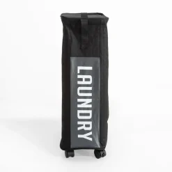Discount inny Kosz na pranie z pokrywką na kółkach 39x19x60 cm