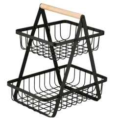 Discount Koszyk na owoce 2-poziomy 27x17x28,8 cm