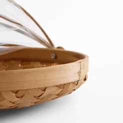 inny Pudełka I Pojemniki Do Przechowywania^Koszyk z moskitierą, bambusowy 25 cm