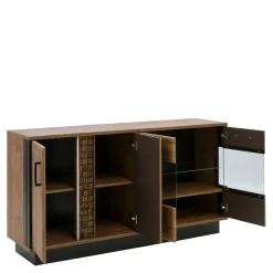 Best Furni Home Kredens DORIAN DN4 4D z oświetleniem