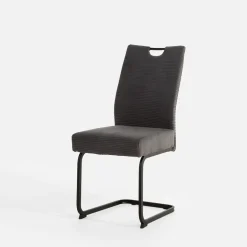 Discount inny Krzesło tapicerowane szare FOLIANO
