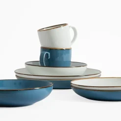 Discount Porcelana Bogucice Kubek porcelanowy RUSTIC BLUE 500 ml