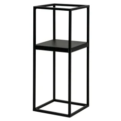 Donice, Osłonki I Kwietniki^Kwietnik metalowy loftowy czarny LILLIE 47 cm