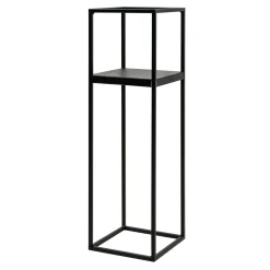 Discount Kwietnik metalowy loftowy czarny LILLIE 62 cm