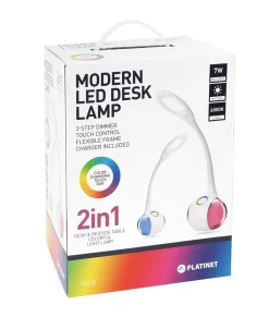 Dzieci PLATINET S.A. Lampki Biurkowe|Lampy Do Pokoju Dziecięcego^Lampa biurkowa LED PDL20 biała