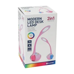 Discount PLATINET S.A. Lampa biurkowa LED PDL20 różowa